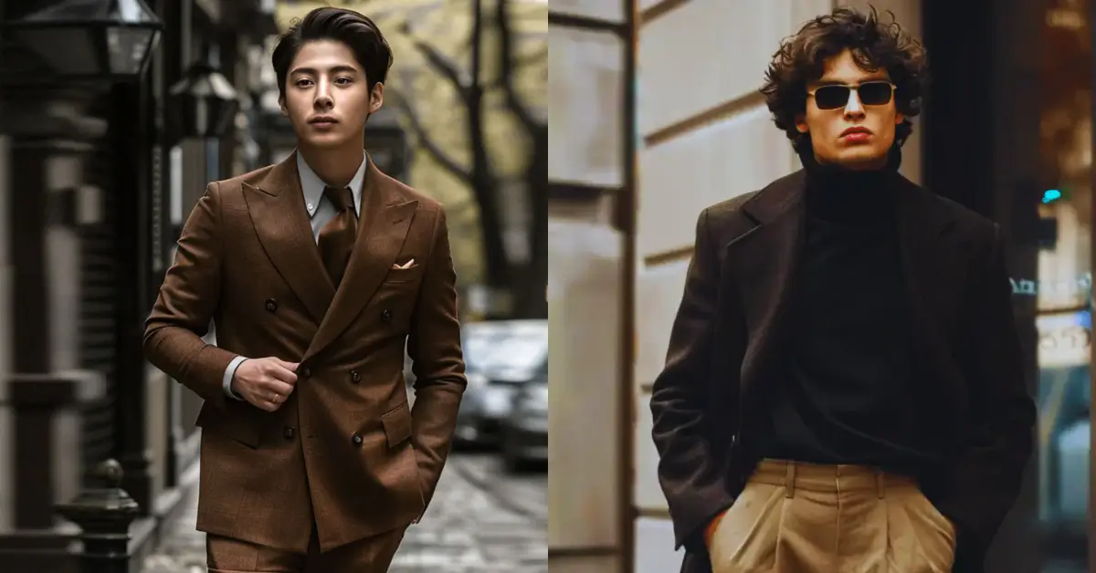 Dark academia fashion men